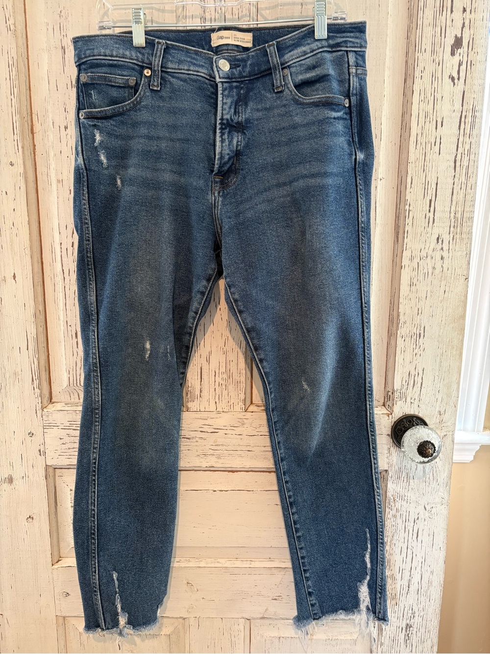Gap High Rise Slim Straight Jeans - Picture 3 of 6